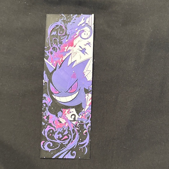 Pokemon Other - Pokémon Purple and Black Gengar Bookmark